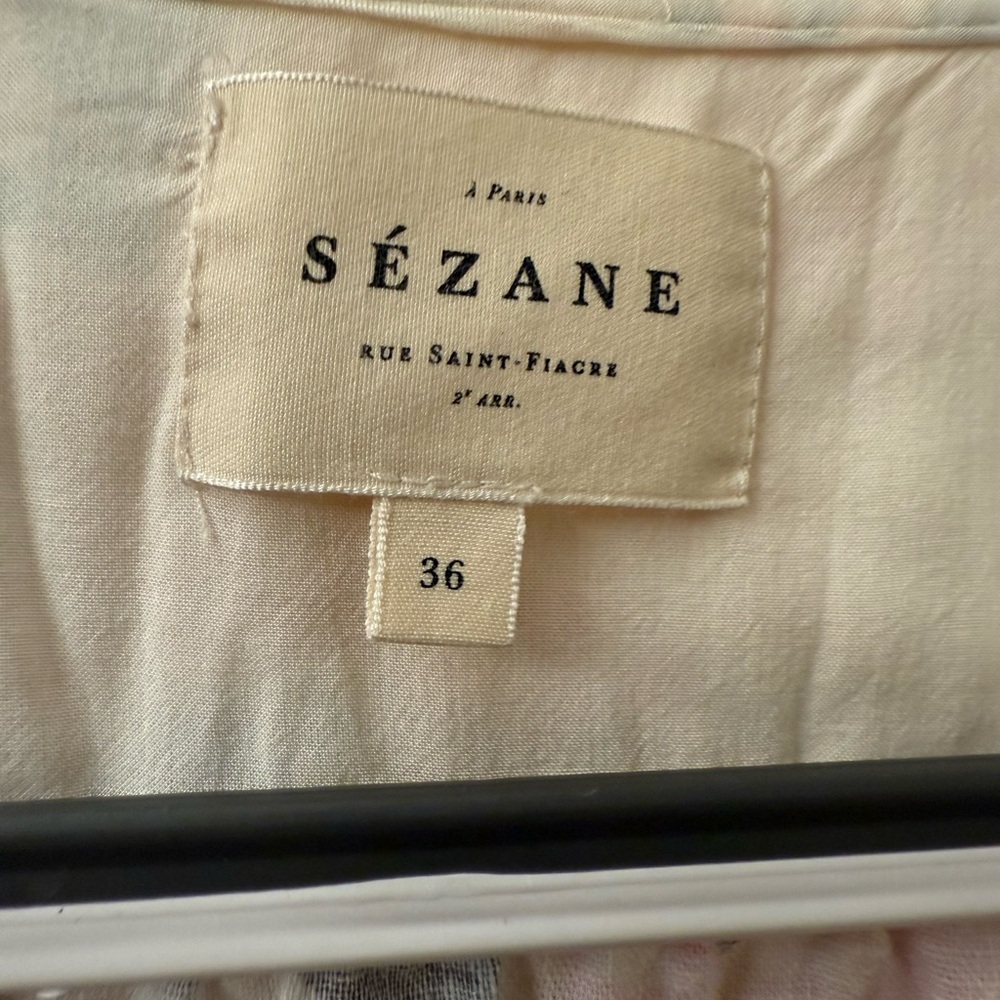 Sezane - Olga Cotton And Linen Floral Dress - Picture 5 of 11